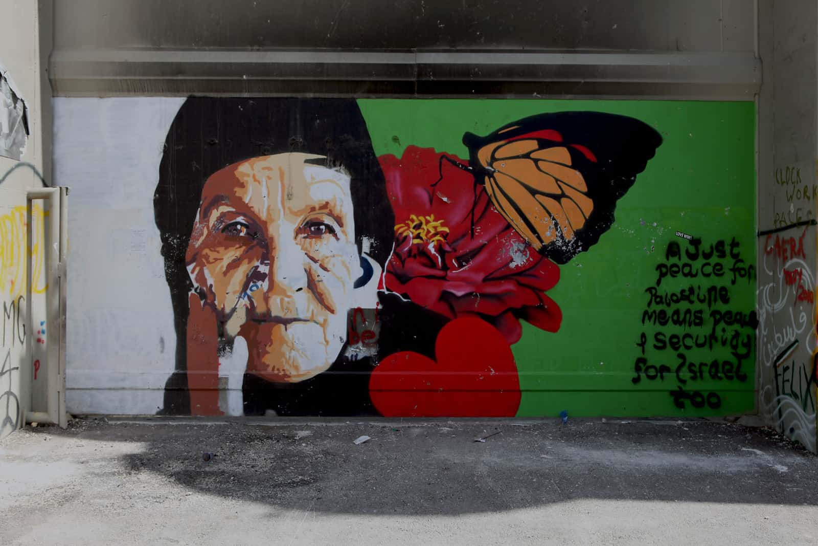 A wall in Bethlehem