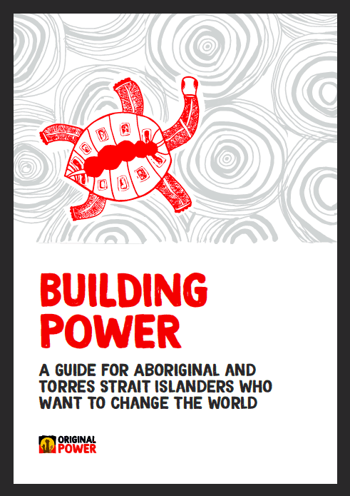 Cover of Original Power's Building Power Guide - features a drawing of a turtle in red.