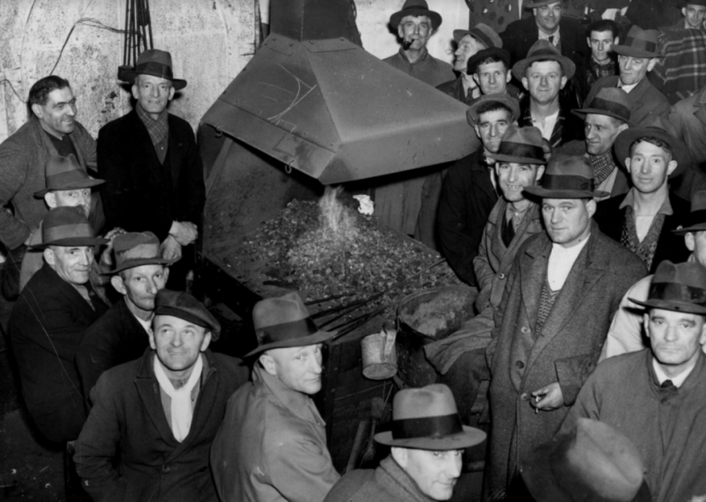 South Australia’s first ever “stay-in strike” took place at Brompton on August 2 and 3 1937. 450 employees of the South Australian Gas Company won back industry allowances associated with health risks after an 18 hour occupation which featured entertainment from an impromptu jazz band.