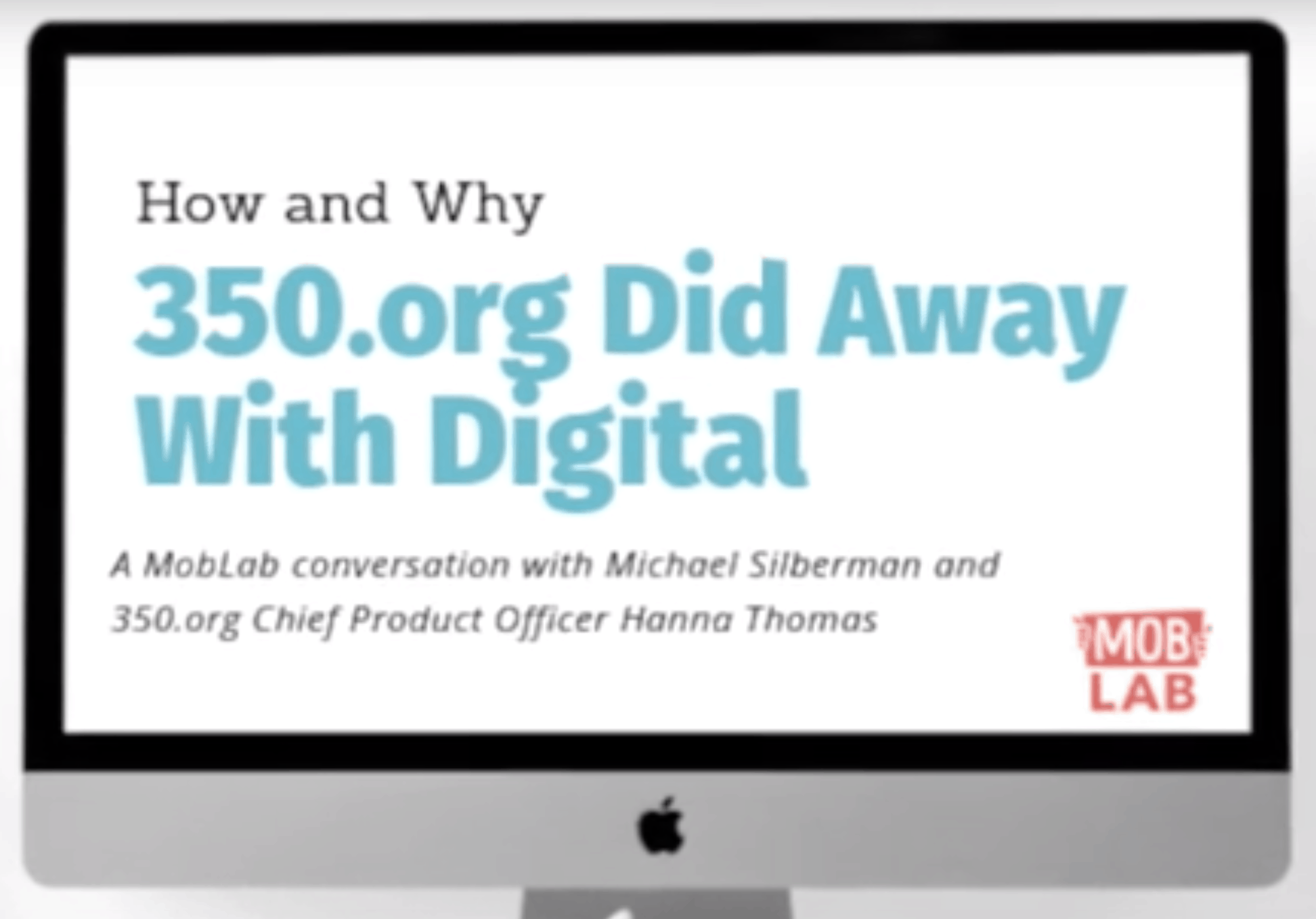 screenshot of front page of video on computer screen