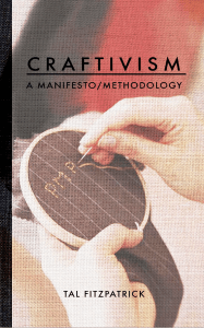 book cover - women's hands doing cross stitch