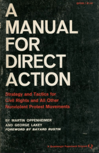 book cover of A manual for direct action