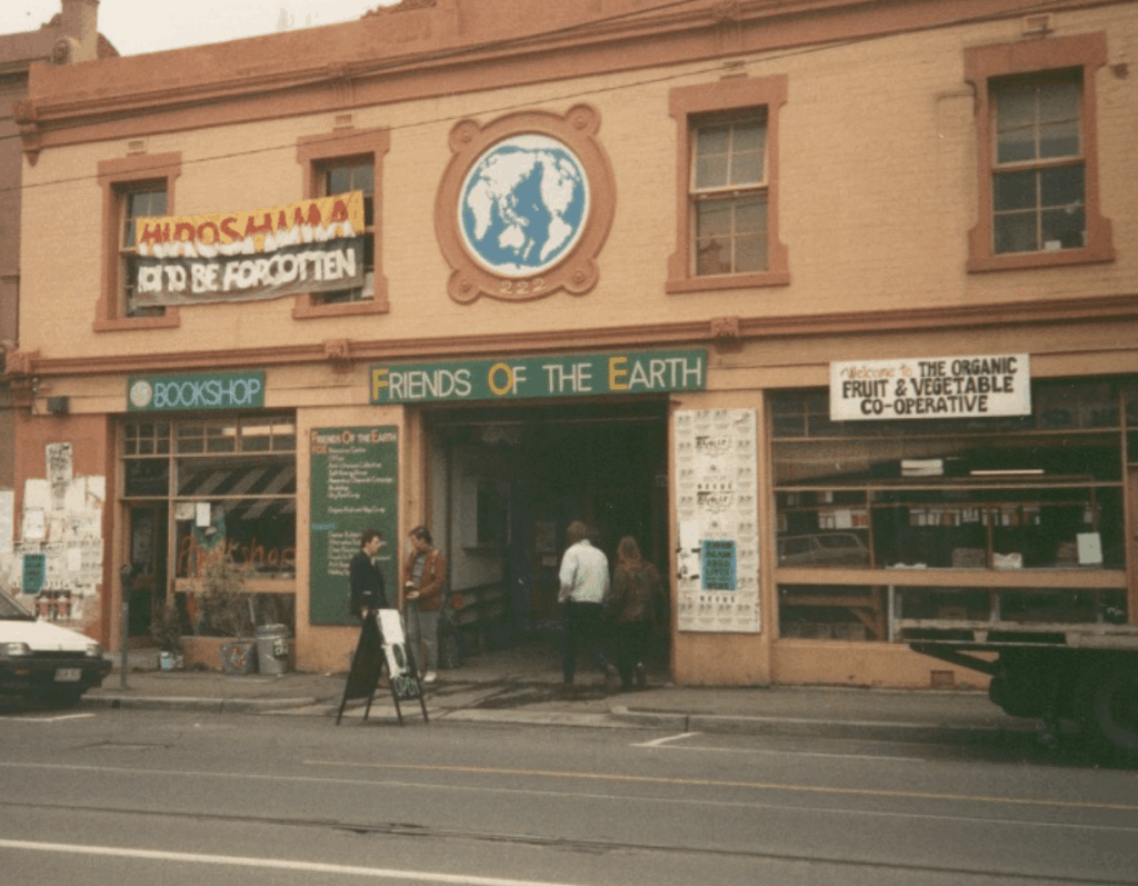street view of building that housed the friends of the earth food coop in melbourne