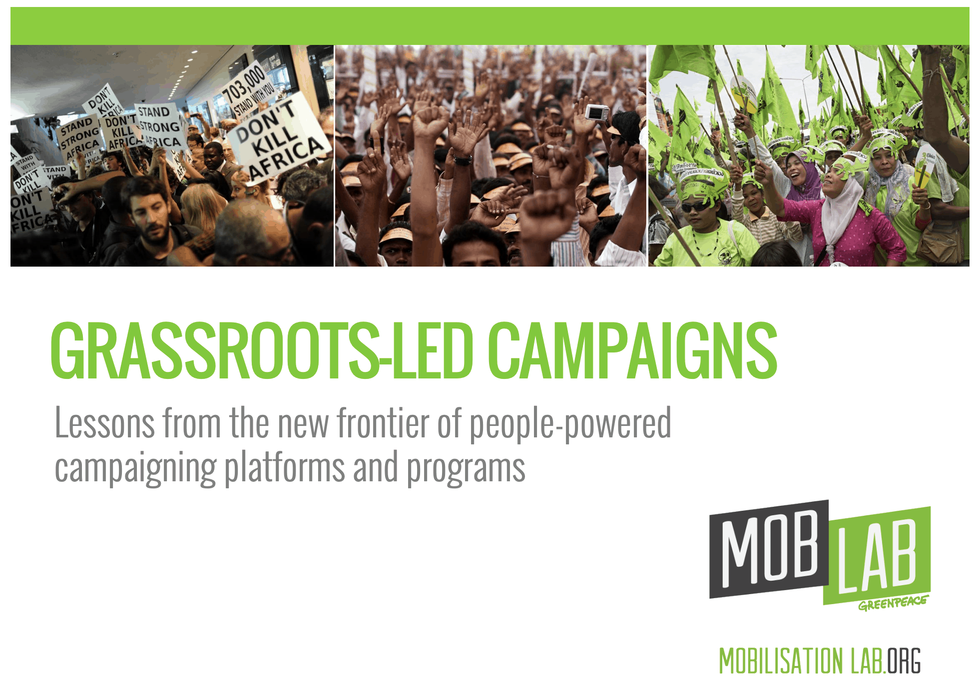 Grassroots Led Campaigns Lessons From The New Frontier Of People Powered Campaigning Platforms 3109
