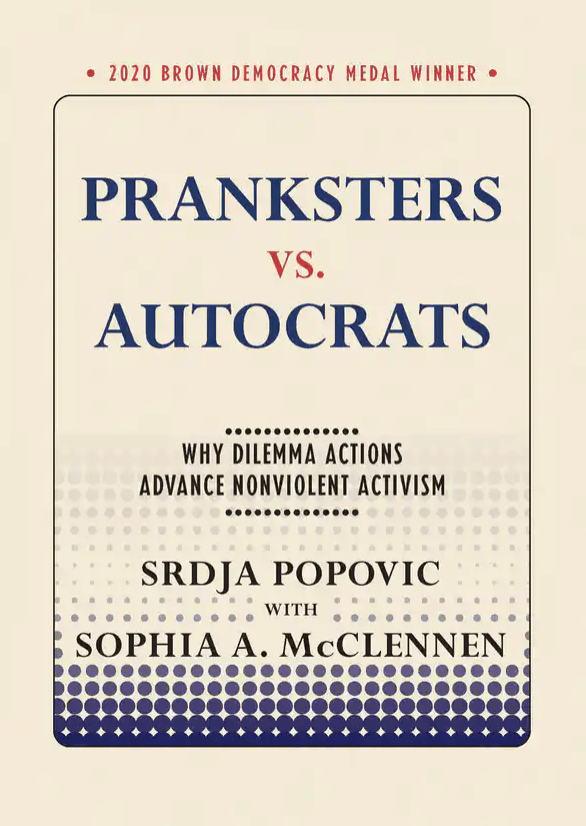 book cover of pranksters vs autocrats