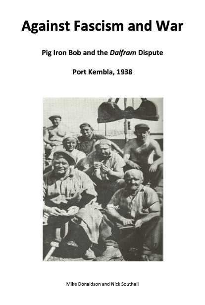 Dock workers sitting in a group