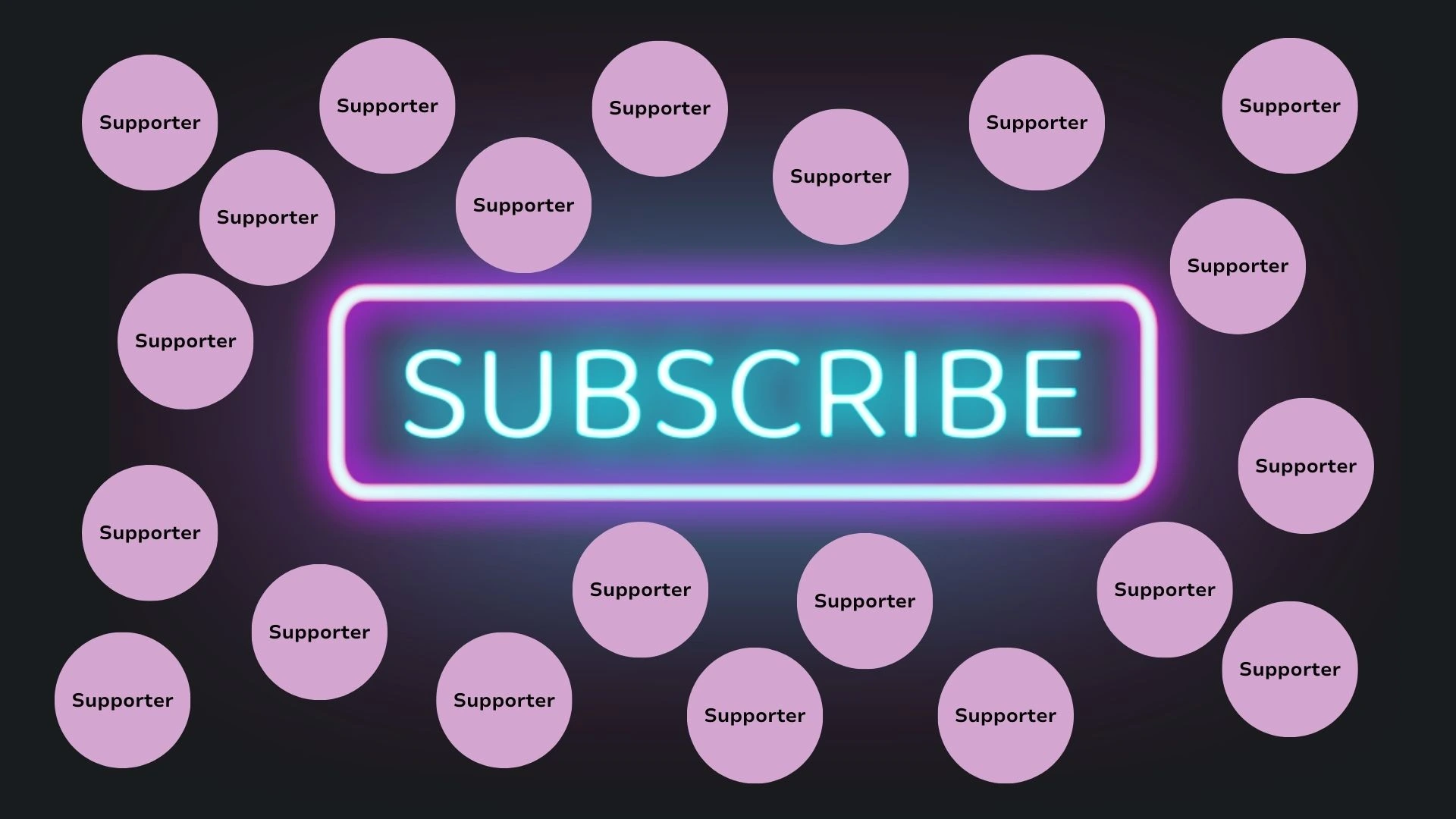 'Subscribe' written in the middle in neon lighting surrounded by pink circles with the word 'supporter'. This image is for an article titled 'The Death of the Follower: Progressive Organizing in the Age of Algorithmic Discovery'.|An upside down triangel split into 3 sections. Each section has circles with photos of people. The top level titled 'Reach' has many people
