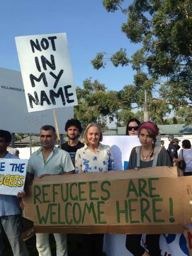 Protest outside Villawood detention centre